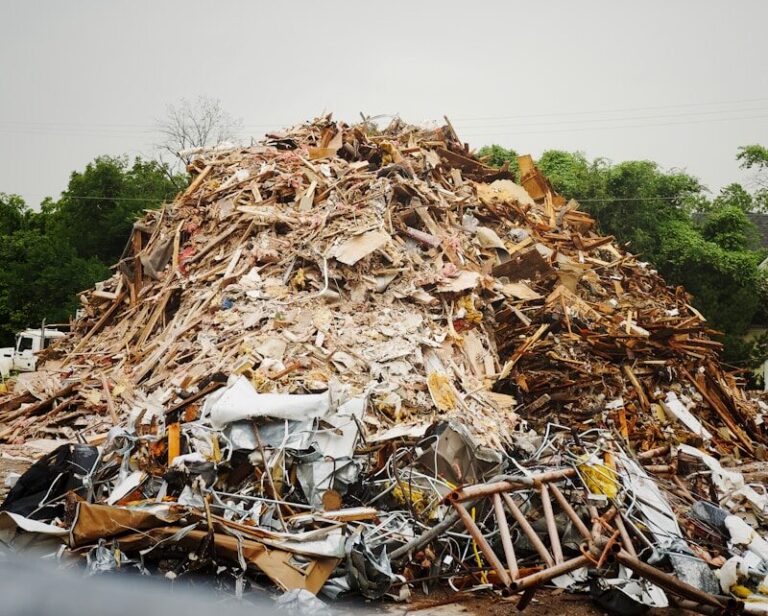 a pile of garbage