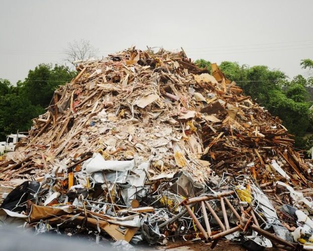 a pile of garbage
